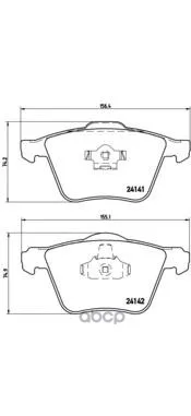 Колодки Тормозные Fr Vo Xc90 17 Brembo P86018 Brembo арт. P86018