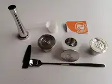 ICafilas-cápsulas reutilizables de café rellenables, compatibles con Nespresso, Inissia, capsula, nespresso, reutilizable