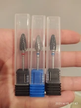 Fresas de cerámica para manicura, limas eléctricas para uñas, rosa y azul, accesorios para pulir