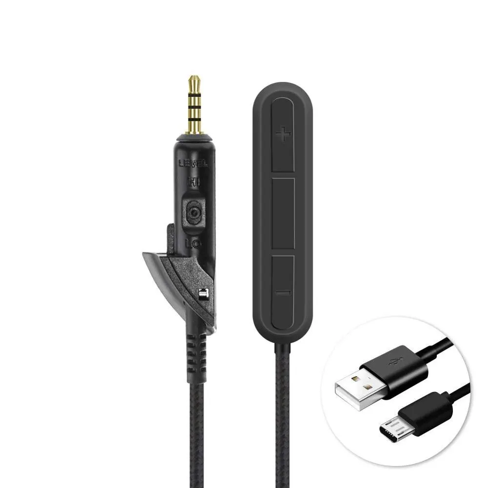 Мини Bluetooth 4,1 QC15 QC2 стерео аудио адаптер беспроводной Handsfree музыкальный приемник для Bose QC15 QC2 quietkomento 15 2 наушников - Цвет: Black