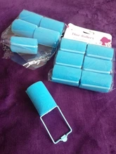 Rizos de esponja pequeños/grandes, rizos de espuma rizados, profesionales, de estilo, rulo de esponja suave, rodillos de espuma para el cabello húmedo