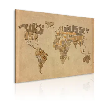 

Table-Old world map-60x40
