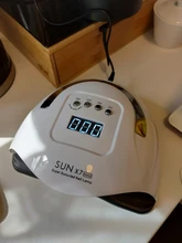 Lámpara de uñas LED UV de 120W, secador de uñas de secado rápido, para manicura y pedicura, Salón Profesional de manicura, 57 LED