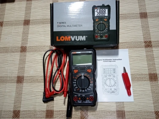 Отзыв о товаре LOMVUM мультиметр True RMS 6000 отсчетов Высокоточный цифровой мультиметр NCV умный мультиметр Авто Диапазон AC/фонарик постоянного тока от пользователя D***v
