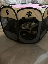 Tent Playpen Puppy-Kennel-Bed Pet-Carrier Removable Octagon-Fence Folding Cats Easy-Operation