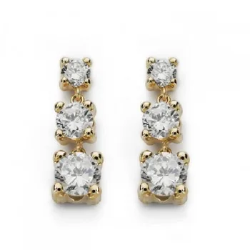 

ZIRCONIA EARRINGS. 22X12 MM
