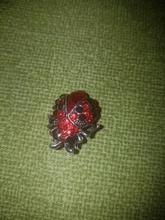 Insect Brooch Jewelry-Ladybug-Brooch Rhinestone Handmade High-Quality Female Animal Oil