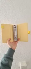 Cuaderno de agenda A5 A6, a prueba de cuero Pu, diario con agenda, diario, carpeta, material escolar, cuaderno de macarrón