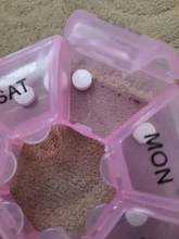 Medicine-Box Storage-Cases Pills-Organizer Jewelry Vitamin Food-Grade Round Plastic 7-Days