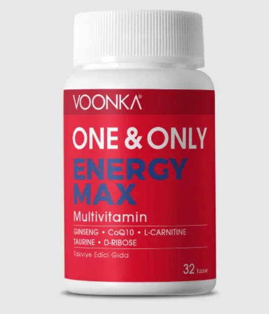 Voonka One &amp Only Energy Max 32 капсулы Коэнзим Q10 Красота цинк D-биотин энергетическая кожа