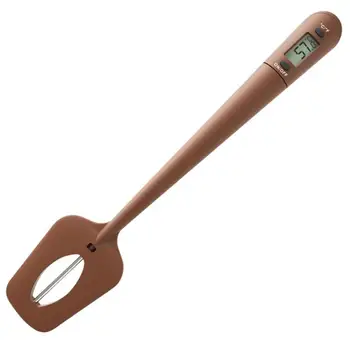 

Digital Cooking Thermometer Double Use Silicone Scraper Spatula Cooking Food Thermometer Household Baking Tool