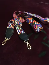Correa ajustable de arcoíris para bolso, Correa ancha para hombro, accesorio de repuesto, parte ajustable