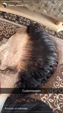 Cynosure-pelucas de cabello humano con encaje frontal para mujeres negras, Remy, rizado, brasileño, prearrancado, cierre de encaje, 13x4/13x6