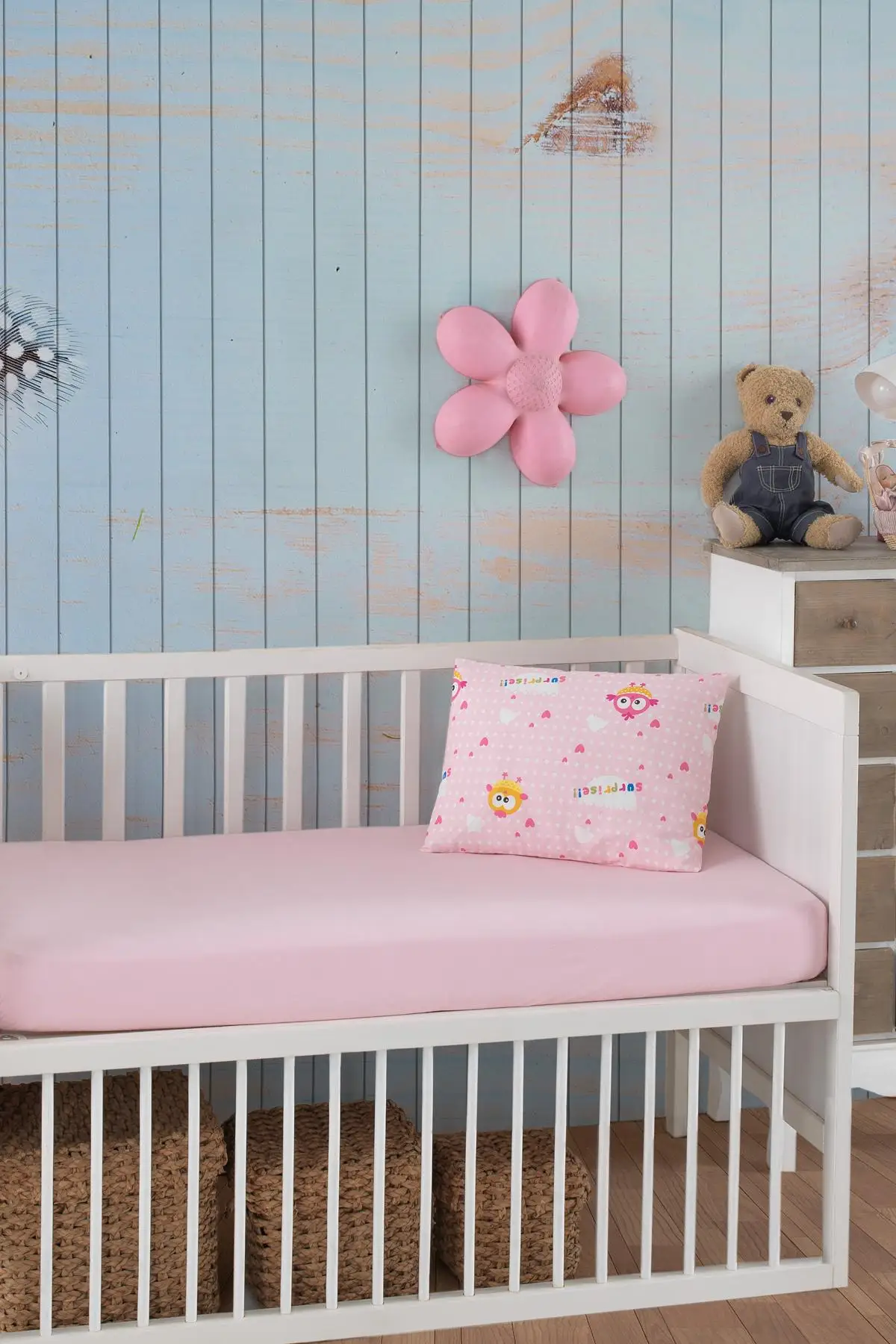 

Surprise Egg 100 Cotton Baby Fitted Sheets Set