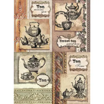 

Rice paper for Decoupage "" craft Premier "", A3, 25 g/m, "Tea Set" "cp00195