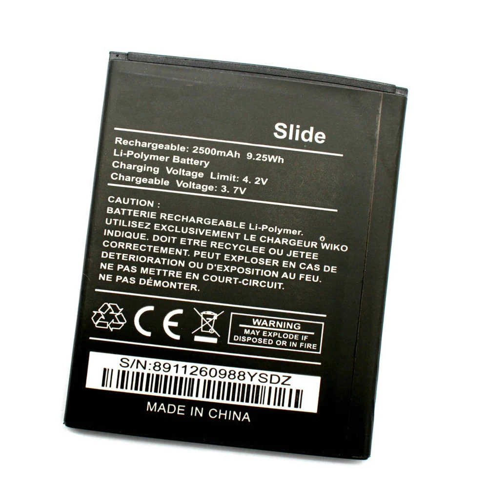 2500mAh Slide Battery for Wiko Mobile Phone battery | Мобильные телефоны и аксессуары