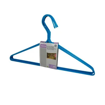 

PERCHAS METALICAS CON PVC AZULES (24uds)