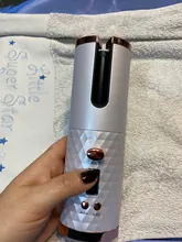 Rizador de pelo automático LCD, plancha de cerámica giratoria, profesional, calefacción, portátil, aire, para todo tipo de cabello