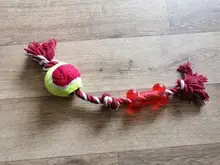 Cuerda para perro de compañía de algodón para masticar, juguete para mascotas con forma de bola de hueso, nudos, limpieza de dientes para perros pequeños, medianos y grandes, 5 tipos