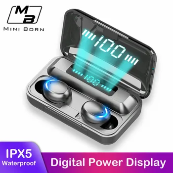 

Mini born True Wireless Earbuds Mini Bluetooth Earphone Stereo Bluetooth 5.0 Sport Earpiece Touch Control Small Headset