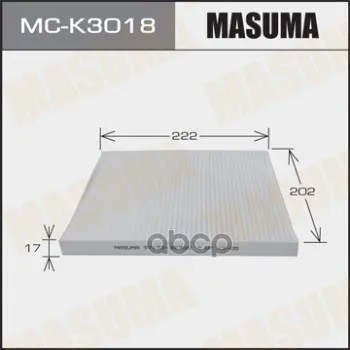 Салонный Фильтр Ac-003 Masuma Hyundai/ Tucson/ V2000, V2700 04-06(1/40) Masuma арт. MCK3018