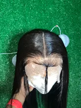 Rosabeauty 28 30 pulgadas peruana 4x4 13x4 cierre Frontal de encaje pelucas de cabello humano Pre arrancado con el pelo del bebé recto peluca Frontal de encaje