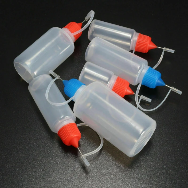 5pcs 3/10/15/20/30/50/60/100/120ML translucent cigarette oil bottle DIY scrapbook process for children hard hat dropper coating