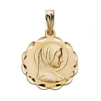 

Medal 9k gold Virgin Mary 17mm. [AA0825]