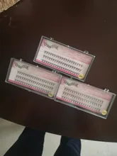 Racimo de pestañas individuales 60 uds, maquillaje profesional, pestañas postizas, extensiones de pestañas