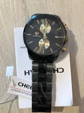 CHEETAH-reloj de hombre negro, de cuarzo y resistente al agua, cronógrafo cronógrafo para hombre, cronógrafo de pulsera para hombre, resistente al agua, marca de lujo