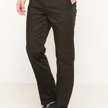 Дефакто мода бренд Формальные Брюки повседневные Прямые свободные брюки для мужчин Высокое качество Твердые Длинные брюки для мужчин-H4224AZ17WN