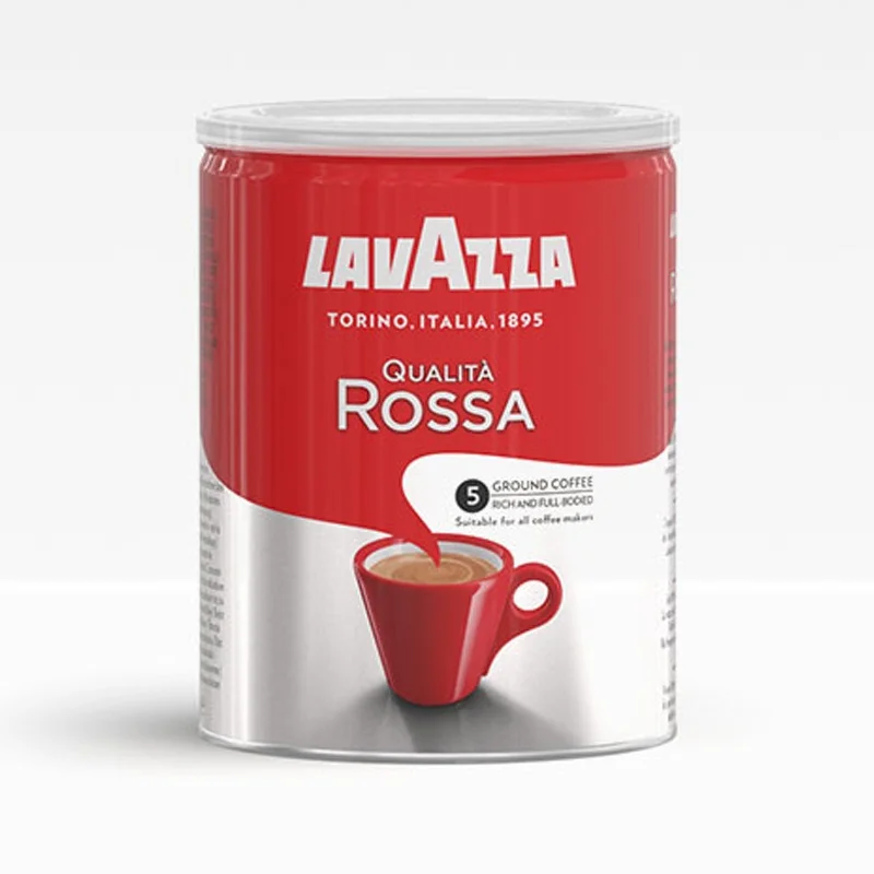 Lavazza Qualità Rossa 250g. Tin Ground Coffee