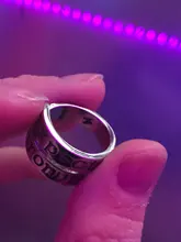 Anillos con letras para mujeres y niños, joyería Retro, Patronum, regalos de disfraz de fiesta