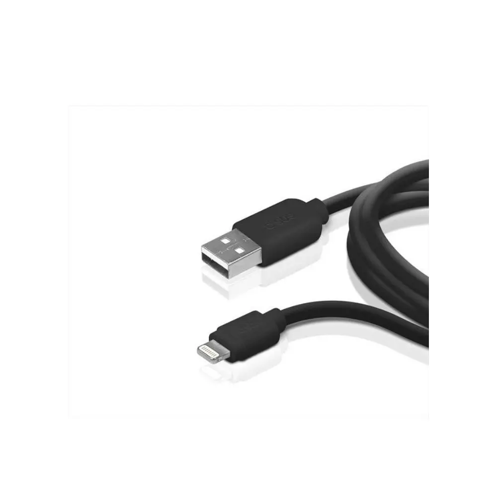 Кабель SBS USB/Lightning 1м черный(TECABLEUSBIP5K