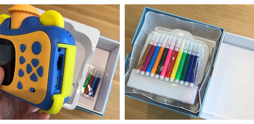 Kids Camera Instant Print Camera For Children 1080P Hd Video Photo Camera Toys With 32Gb Card