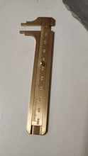 Measuring-Ruler Brass-Caliper Vernier Dual-Scale Retro Mini High-Quality Portable Pure-Copper