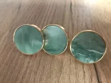 Furniture-Handles Door-Knobs Drawer Pulls Cupboard Shell-Resin Cabinet Kitchen Brass