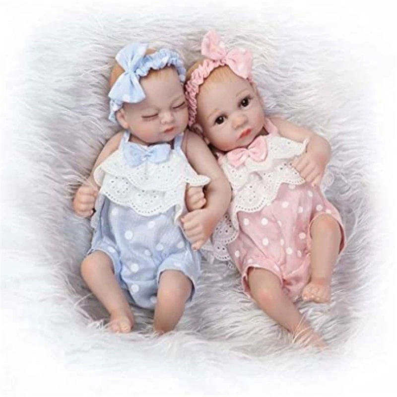 RBG Мини 25 см реалистичные Reborn Baby Doll игрушки Реалистичные для маленьких девочек