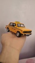 1/32-Diecast Taxi-Model Alloy-Toys Metal Car Russian-Lada Children with Gift-Box/openable