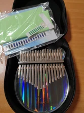 Stick Hammer Tuner Piano-Finger-Piano-Gift Kalimba-Case Thumb Acrylic Transparent 17-Key