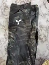 Pantalones Cargo con bolsillos para hombre, pantalón táctico militar, de camuflaje, elásticos para exteriores
