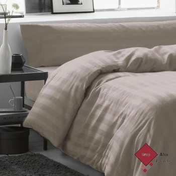 

Set of BEIGE satin sheets COTTON ORGANIC IHOME COLLECTION