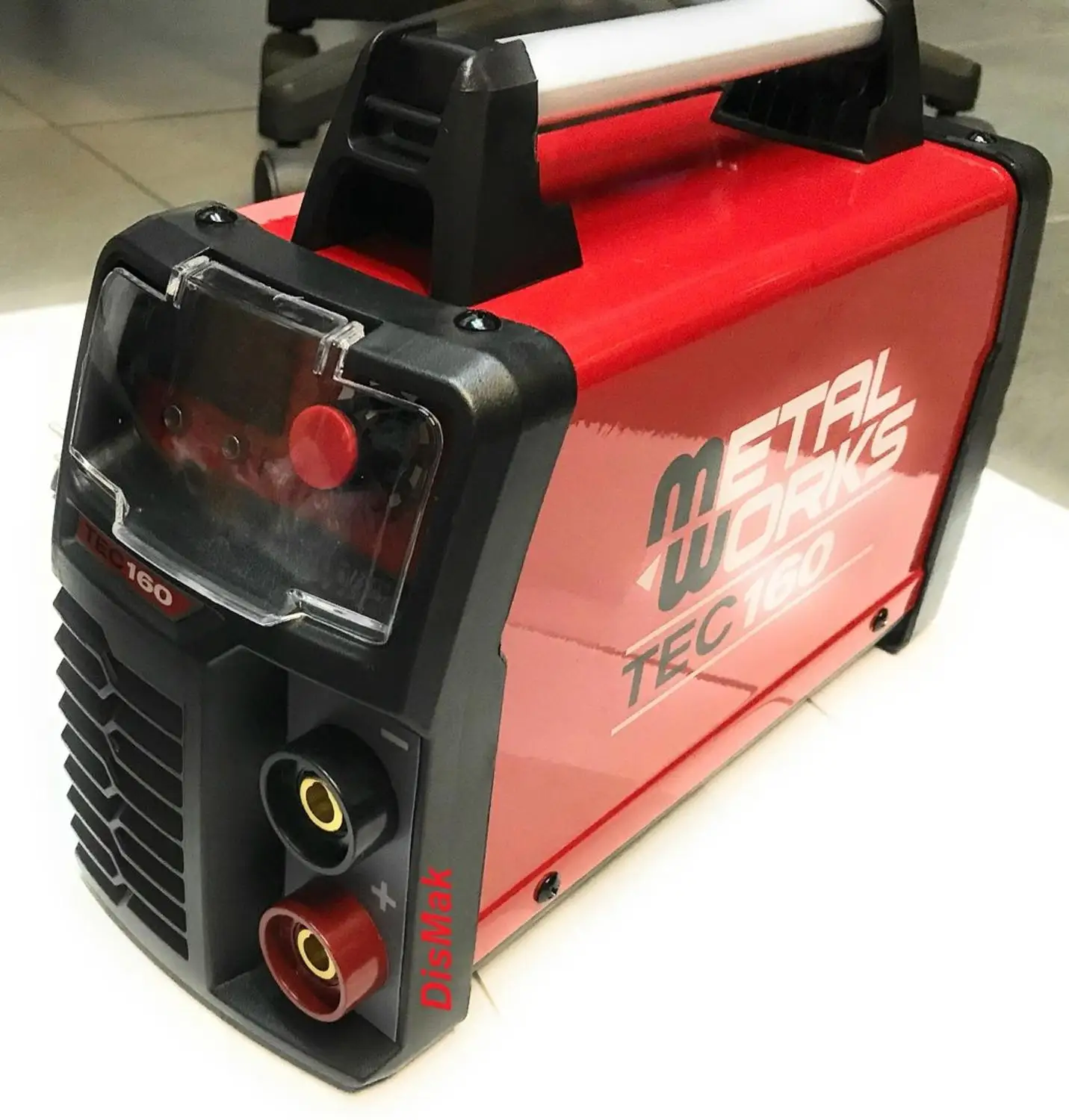 Soldador inverter Metalworks TEC 160 , incluye pinza de masa y porta  electrodos, una pantalla de mano pequeña y caja|Soldadoras de arco| -  AliExpress