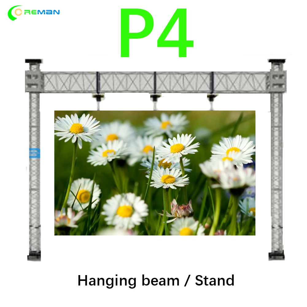 Переднее обслуживание p4 led видео настенная цена 960X960mm панель солнечных батарей