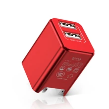 Сетевое зарядное устройство Baseus Traveler series Dual USB charger 2.4A CCALL-EZ09(Красный