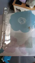 Carpeta de archivos de Clip de plástico transparente para oficina y escuela, cuaderno A4