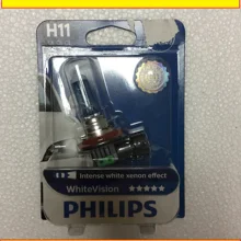 1 шт Philips галогенная лампа H11 12 В 55 Вт 4200k Philips WhiteVision 12362WHVB1 1 шт для автомобильных фар