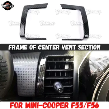 

Frame of center vent section case for BMW Mini-cooper F55/F56 2014-2018 ABS plastic molding 1 set /2 pcs decoration car styling