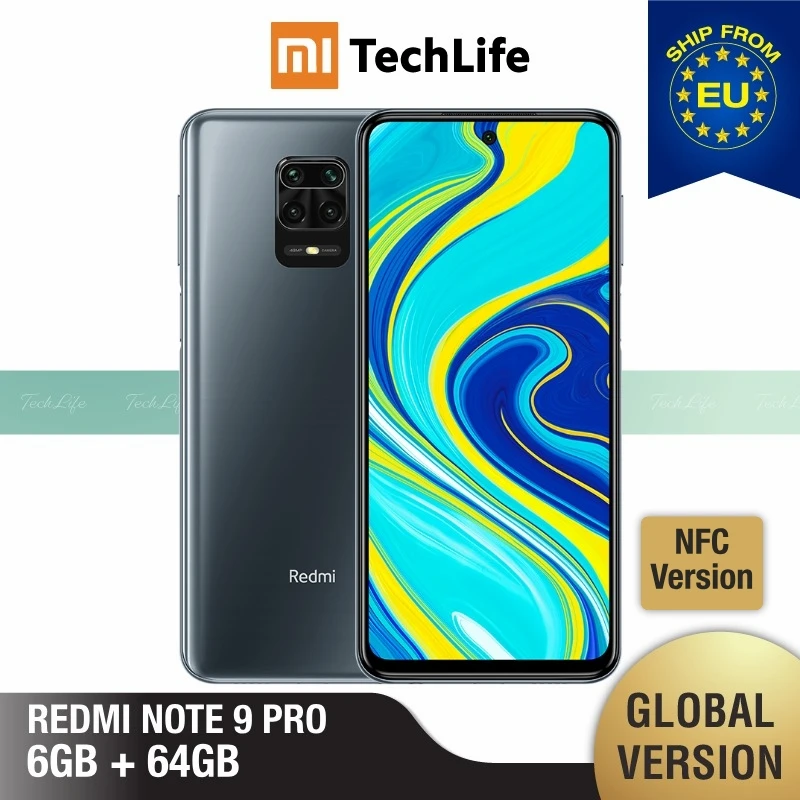 Global Version Xiaomi Redmi Note 9 Pro 6GB RAM 64GB ROM (Brand New / Sealed) redminote9pro, note9pro, Smartphone mobile Global Version Xiaomi Redmi Note 9 Pro 6GB RAM 64GB ROM (Brand New / Sealed) redminote9pro, note9pro, Smartphone mobile