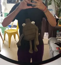 Personalidad niña pequeña bolsa marea de dibujos animados lindo de la rana bolsa de mensajero bolso Unisex bolso de hombro tipo bandolera mujeres bolso